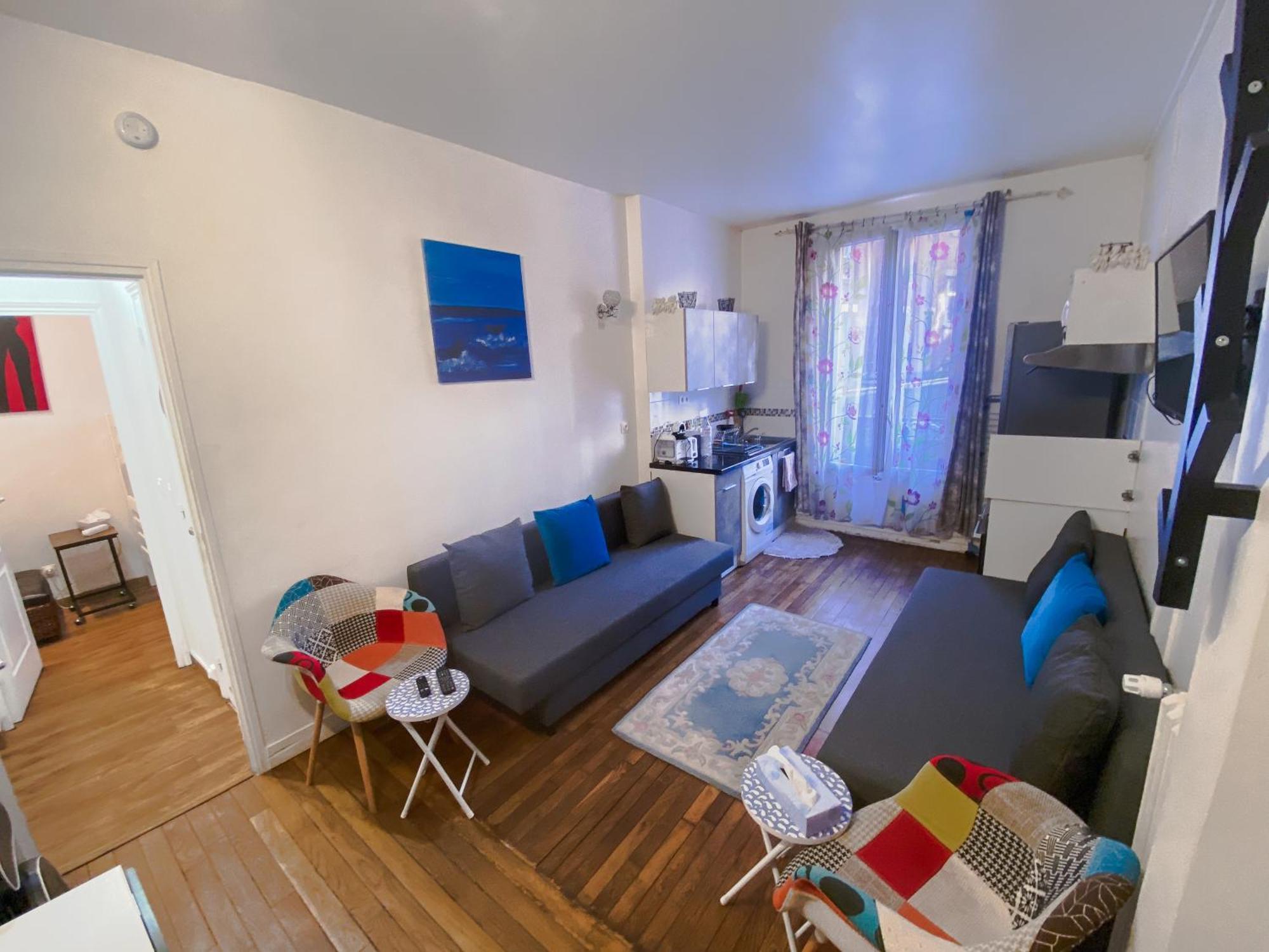 Nice Apartment Ideal To Visit Paris كليشي المظهر الخارجي الصورة